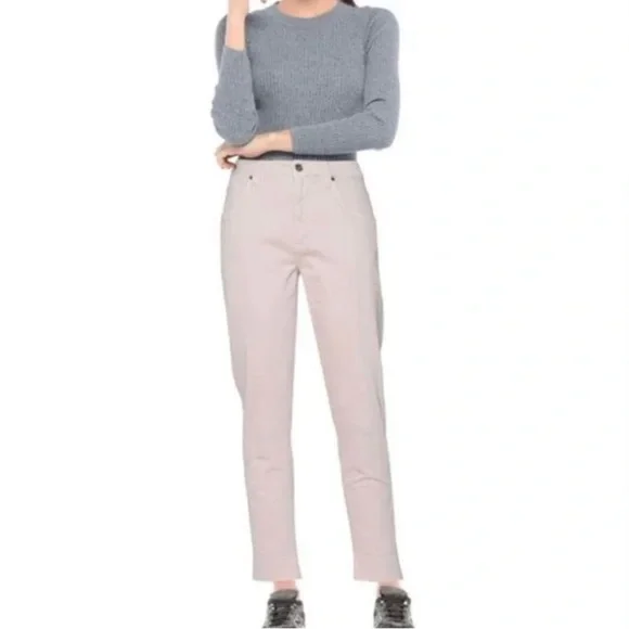 Brunello Cucinelli Light Pink Straight Leg Denim Pants Size 10 - Picture 9 of 9
